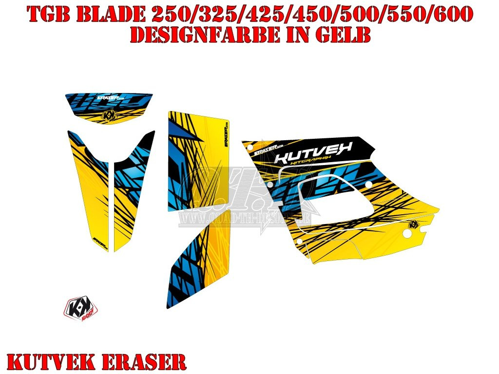 Eraser Gelb für TGB Blade altes Modell